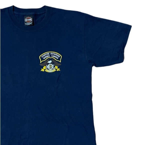 Harley Davidson Outaouais Motorcycle Club / Front+Back Graphics - Picture 2 of 8